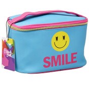 Wholesale - *OUTSIDE OF CA* BLUE SMILE PRINT COSMETIC TRAIN CASE C/P 20, UPC: 4890808262153
